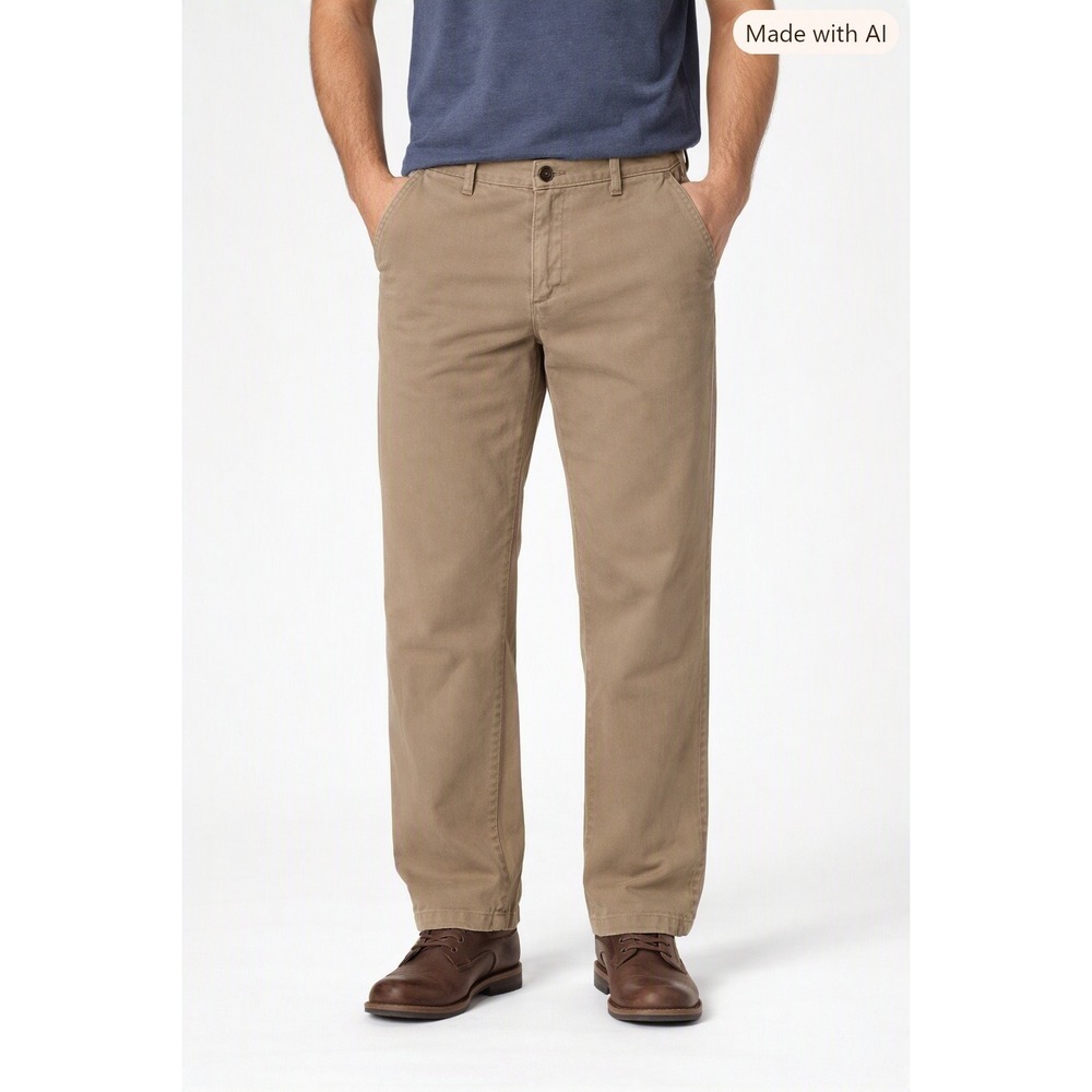 Dockers Mens Smart 360 Tech Straight Fit Chino Pants Khaki Tan 35x28